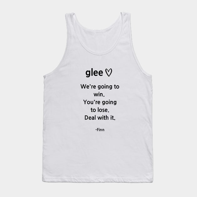 Glee/Finn Tank Top by Said with wit
